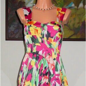 Suzi Chin for Maggy Boutique NWT  Floral Dress, sz 2